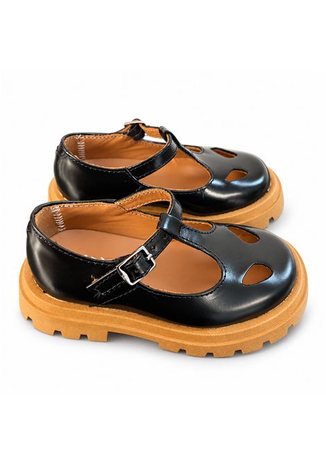 Ballerina con suola carrramato ELI 1957 | 29003PIEL LUXOR NEGRO